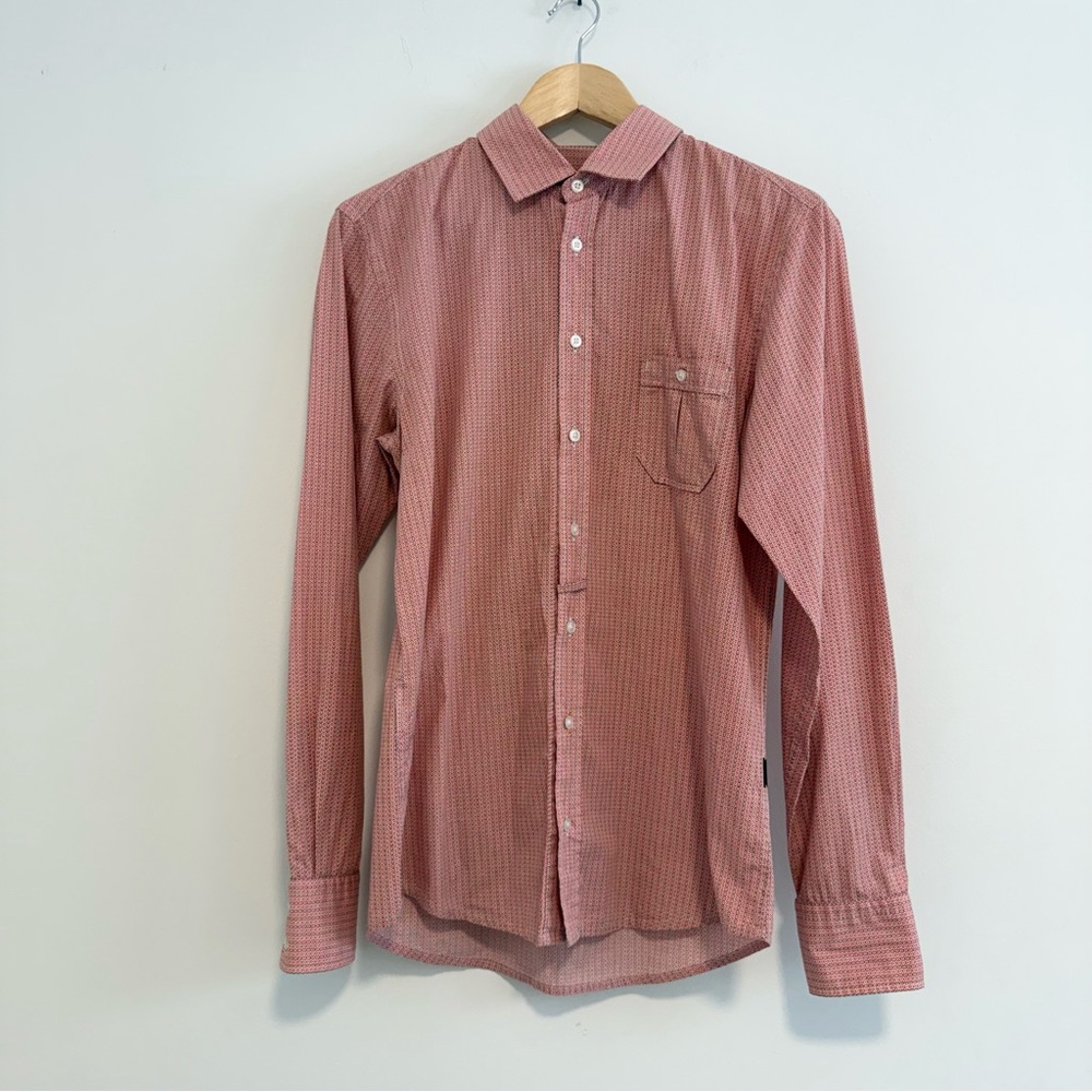 Hugo Boss slim fit shirt size medium button down shirt